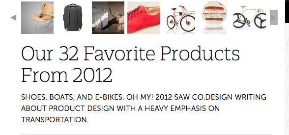 “Utterly Brilliant” – FAST COMPANY DESIGN chooses ATHEIST as one of their products of the year, 2012