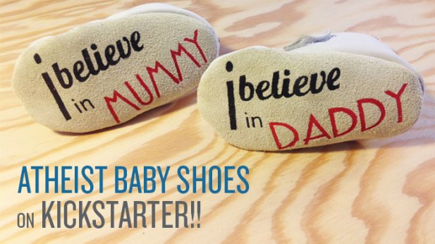 Atheist Baby Shoes on Kickstarter!